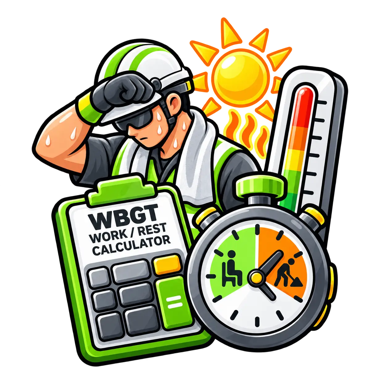 Free WBGT Work / Rest Calculator | Heat Stress Schedule