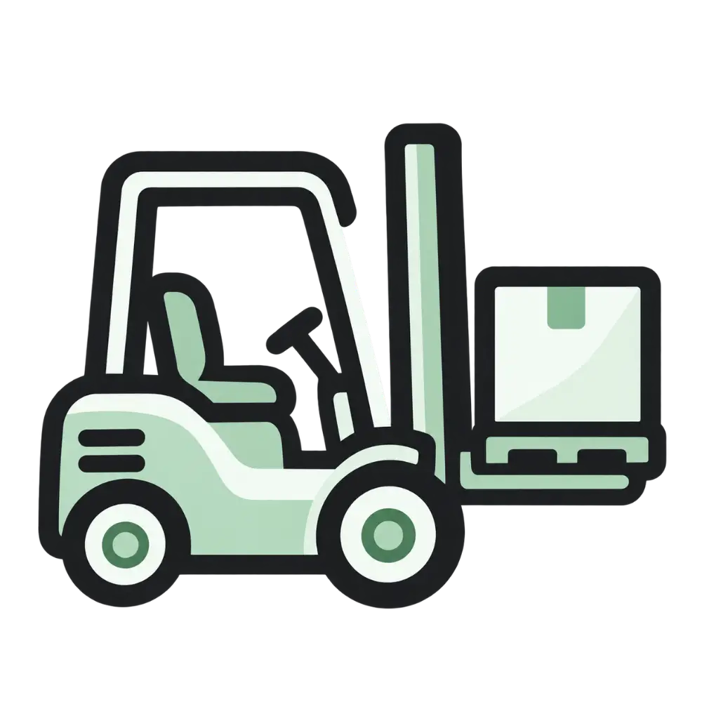 Forklift safety topic icon