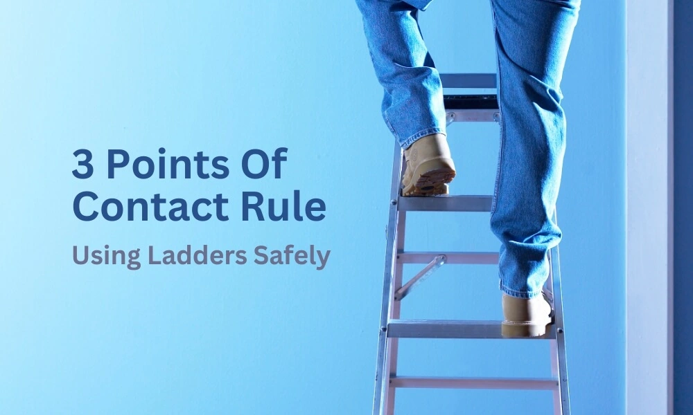 3 Points Of Contact Rule Of Ladder Safety