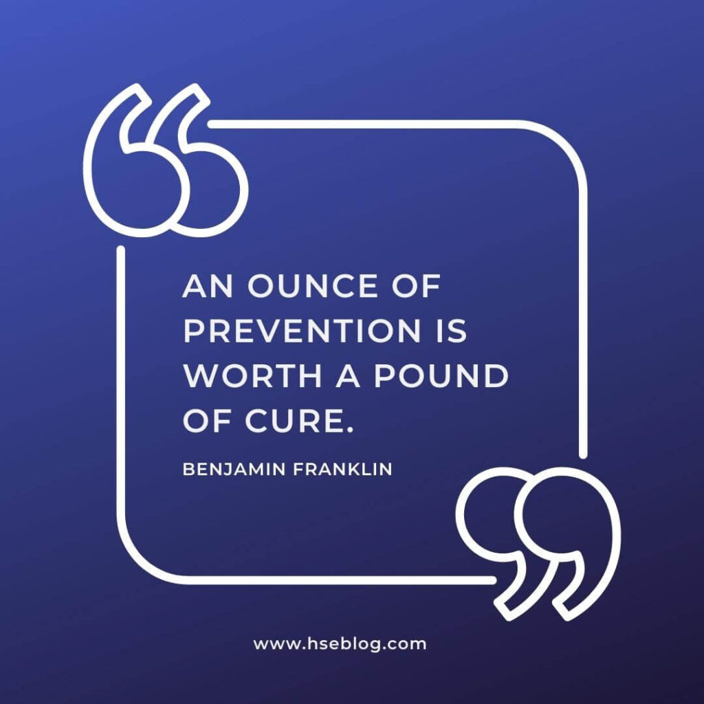 Safety Quote By Benjamin Franklin