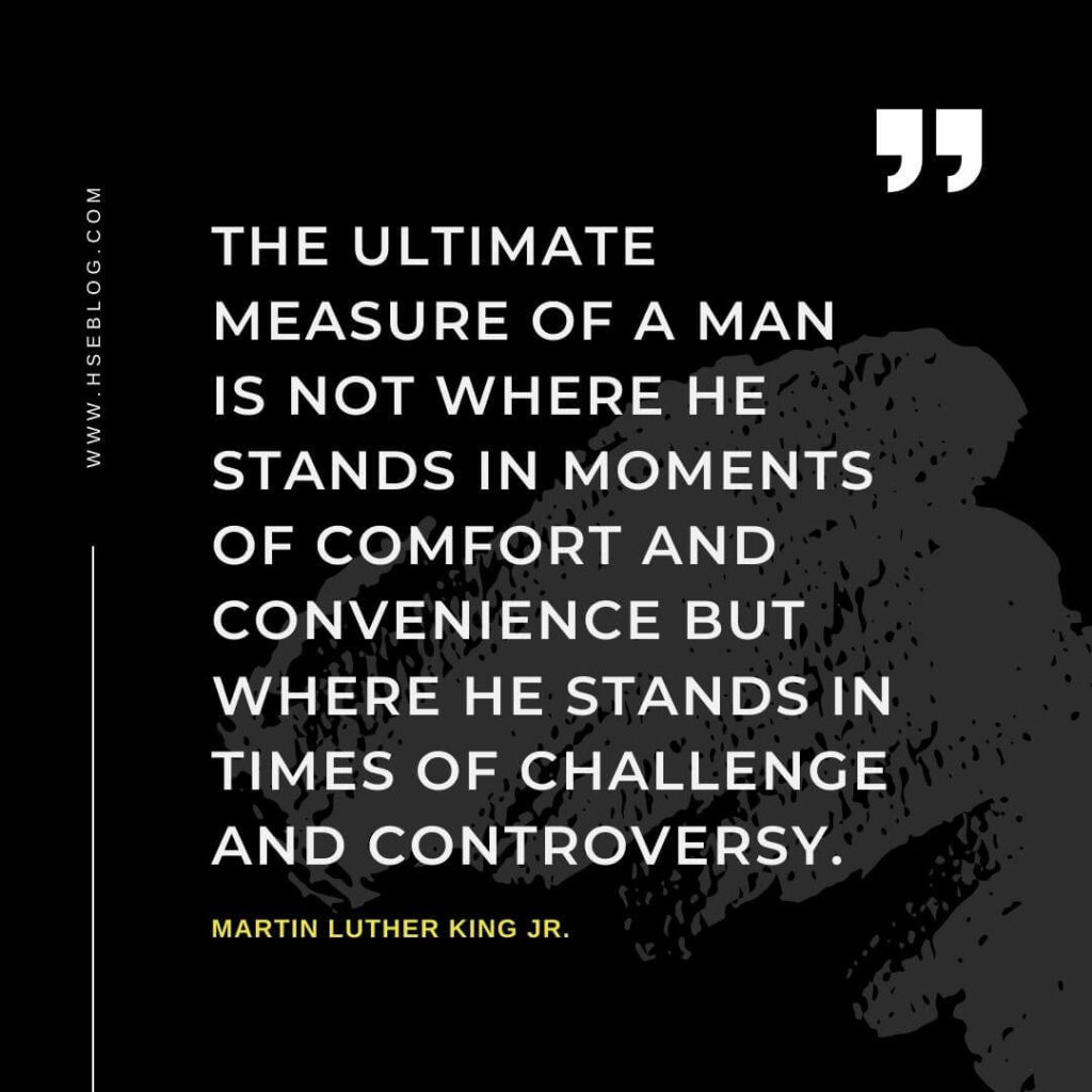 Safety Quote By Martin Luther King Jr