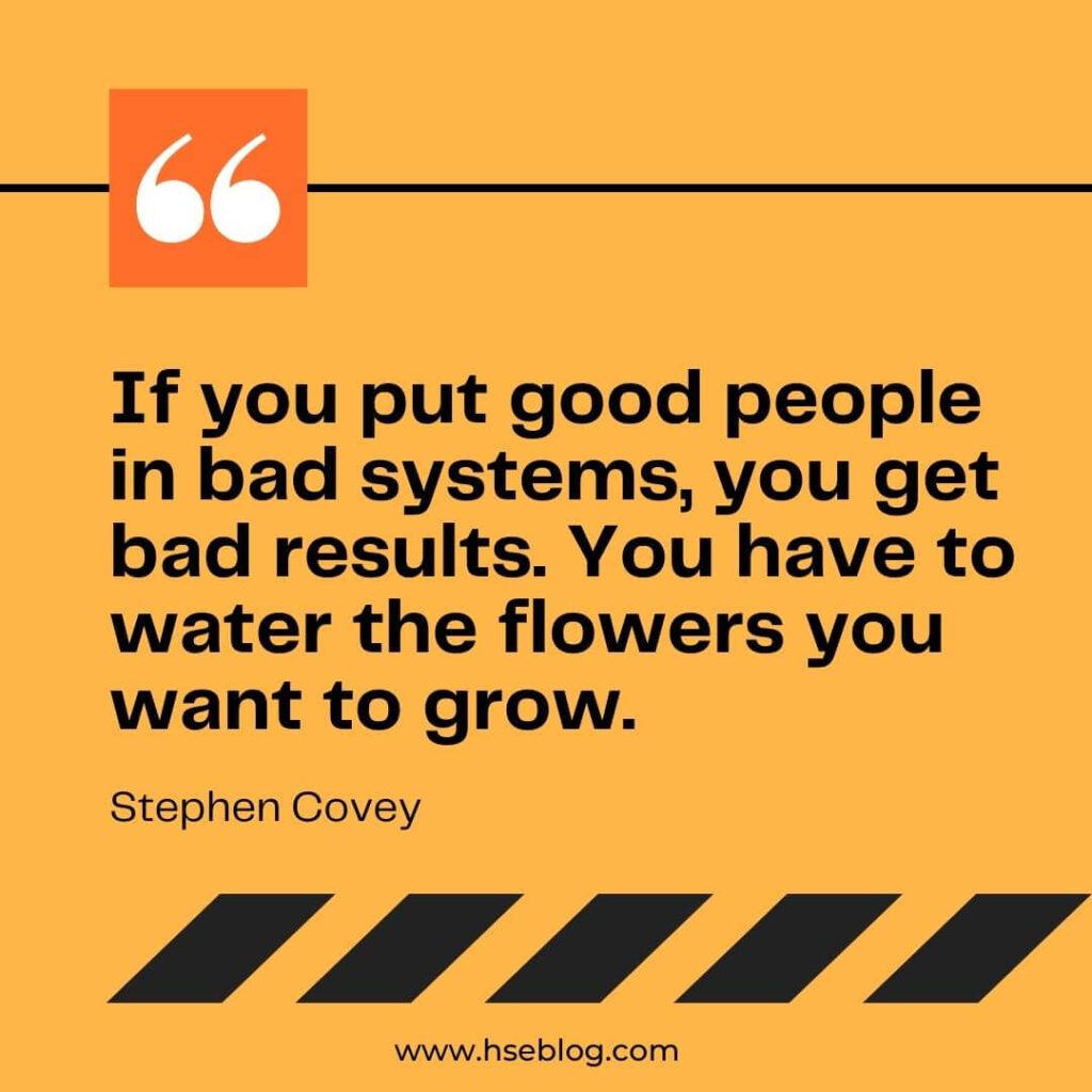 Safety Quote By Stephen Covey