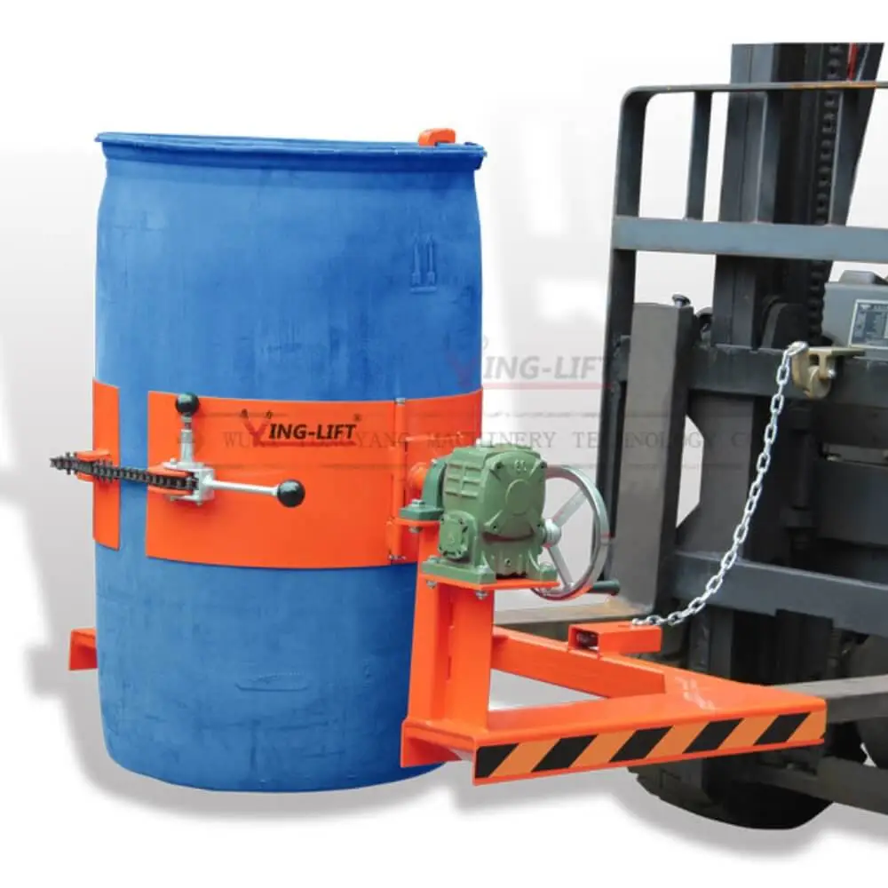 Fork Mounted Drum Handling Equipment - Forklift Attachments
