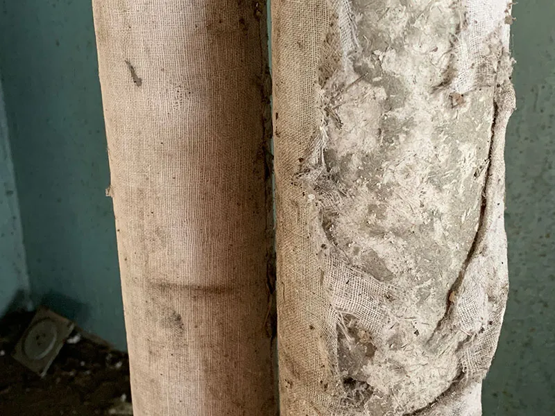 Asbestos Thermal Insulation - What Does Asbestos Look Like