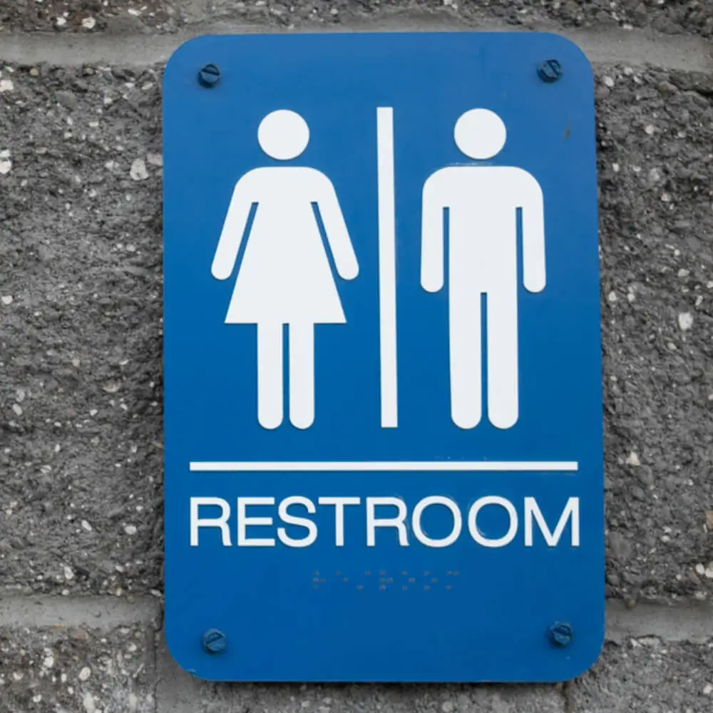 Public Restroom Signs - Informational Signs