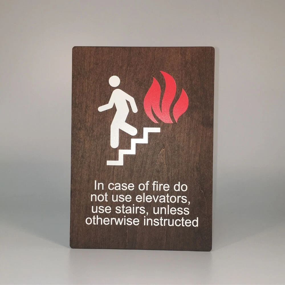 StairwayElevator Signs - Informational Signs