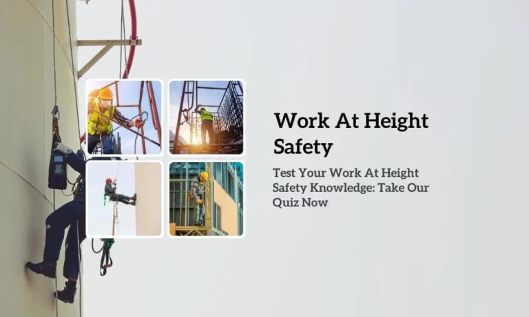 Work At Height Safety Quiz