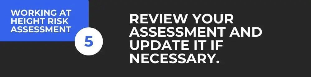 Working At Heights Risk Assessment Process