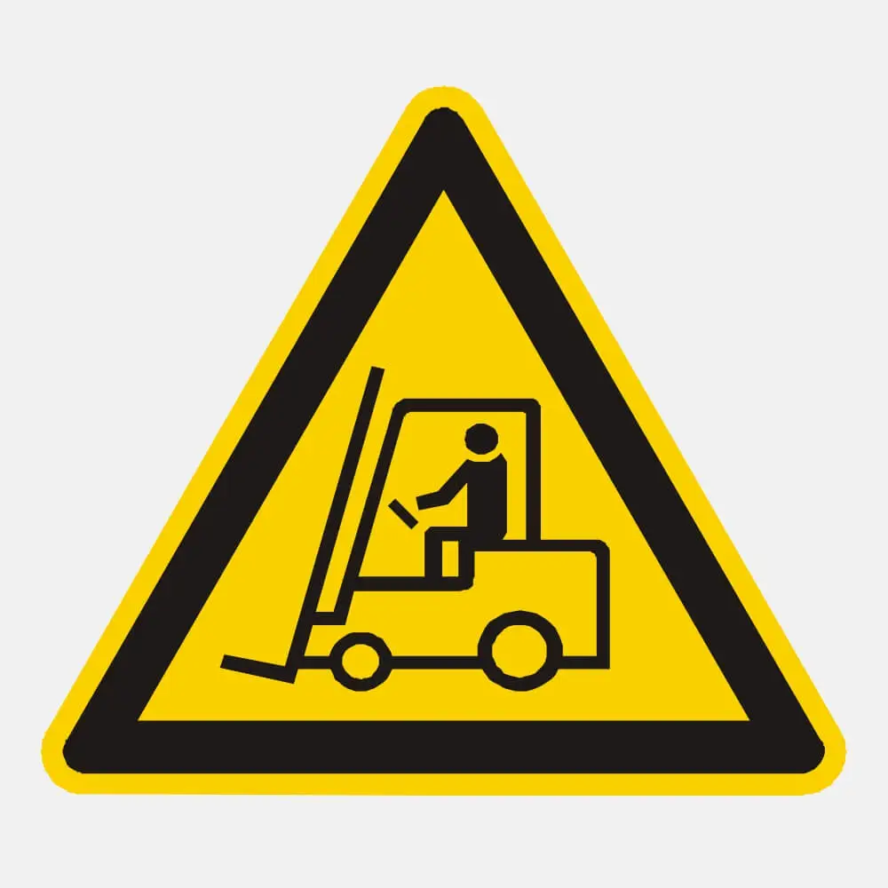 Forklift Operating Area Signs