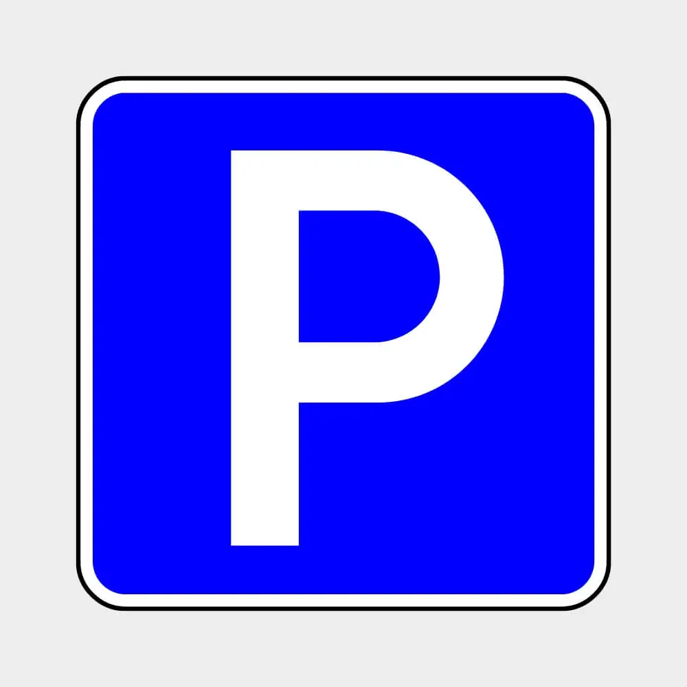 Parking Area - Road Signs