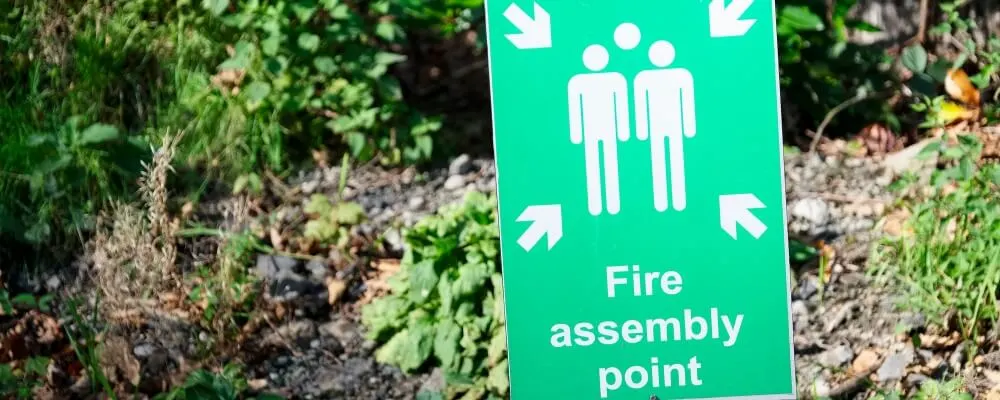 Right Location for a Fire Assembly Point