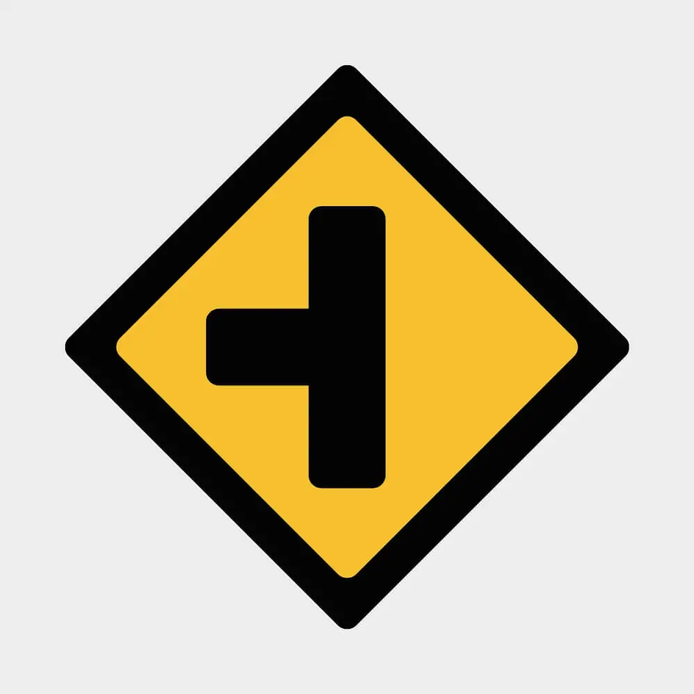 T-Intersection - Road Signs