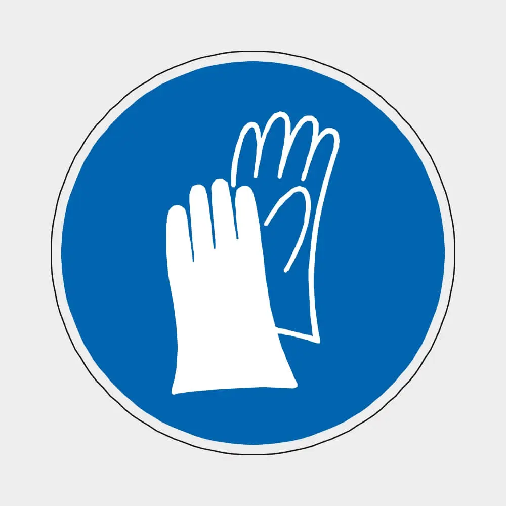Wear Safety Gloves - Mandatory Signs