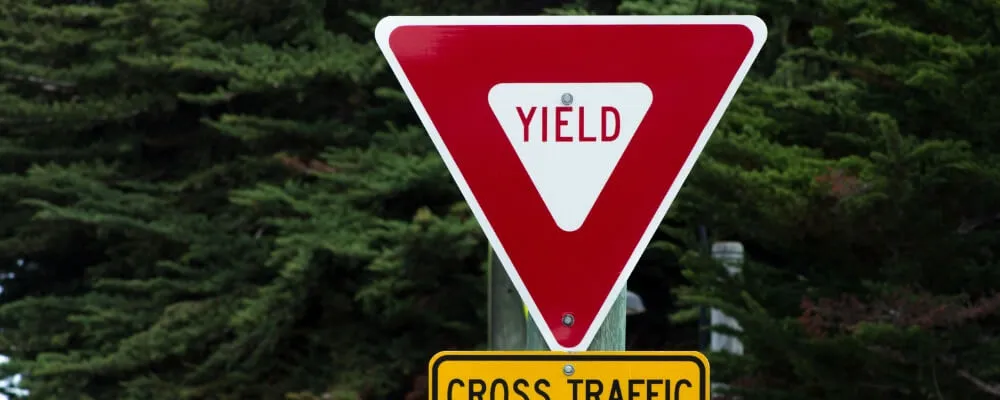 Placement and Positioning Of Yield Signs