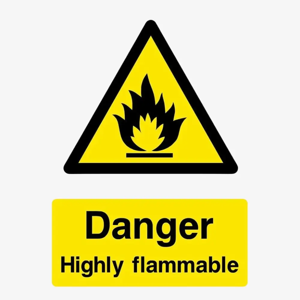 Danger Flammable Sign