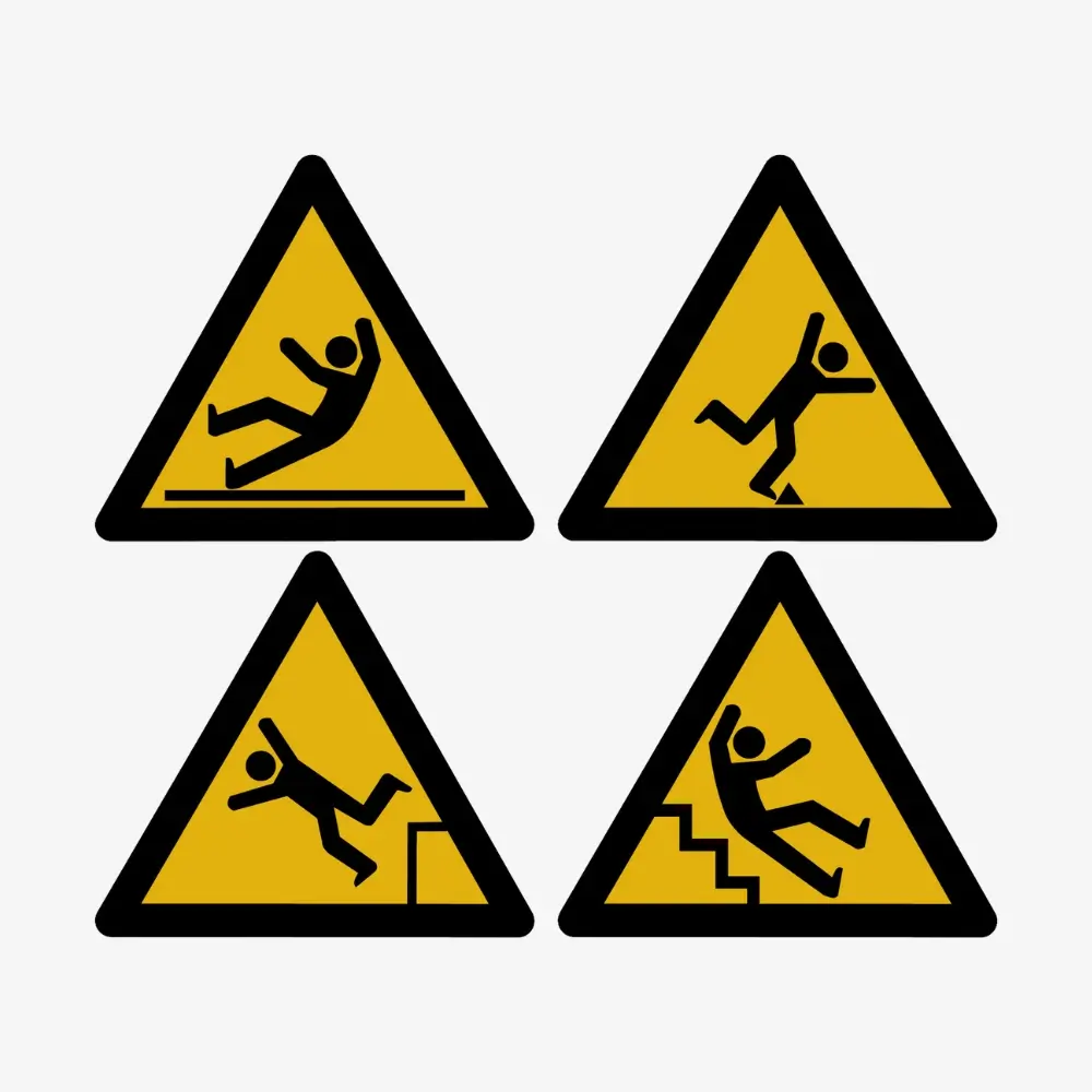 Slips, Trips, And Falls Sign