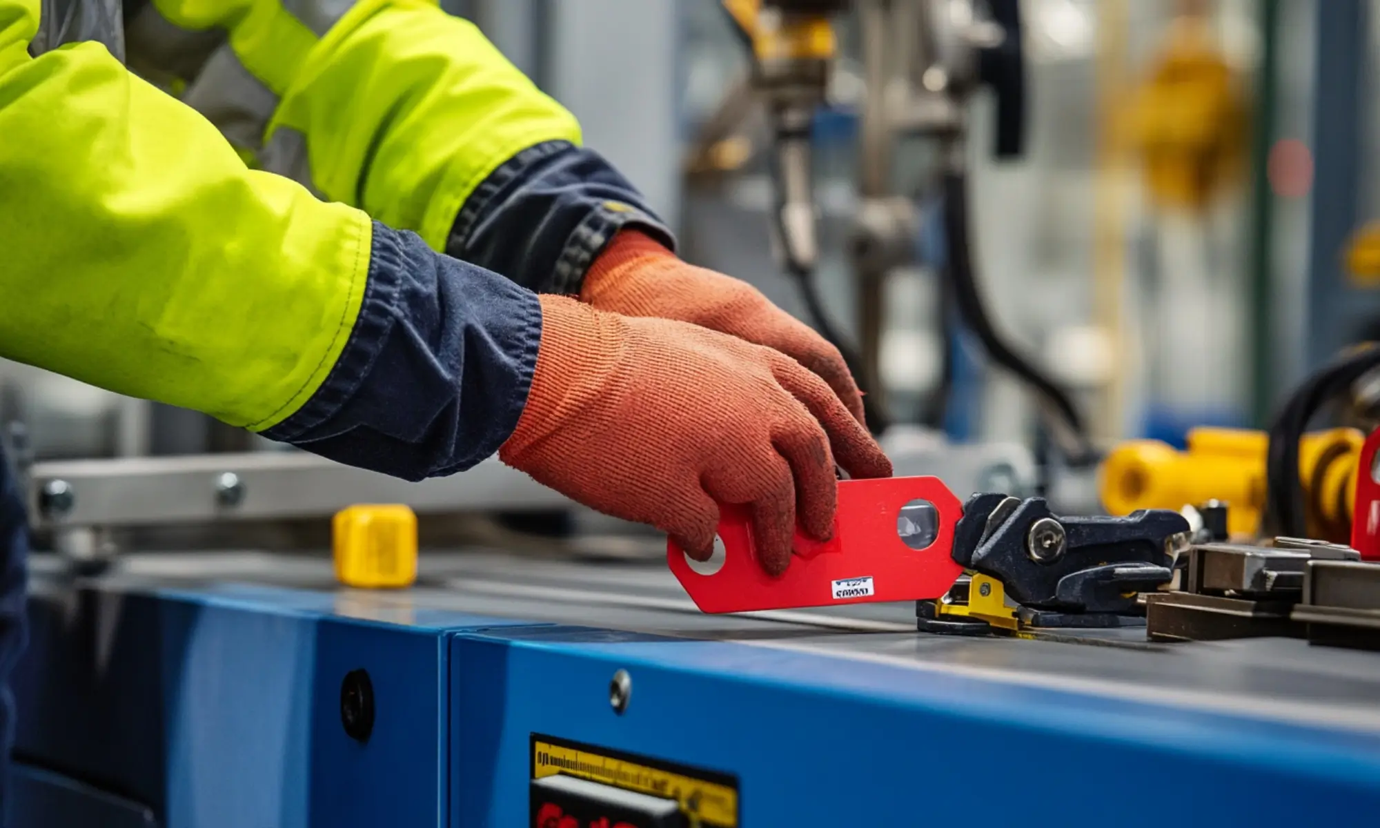 Enforce Lockout_Tagout Procedures - Construction Site Safety Rules