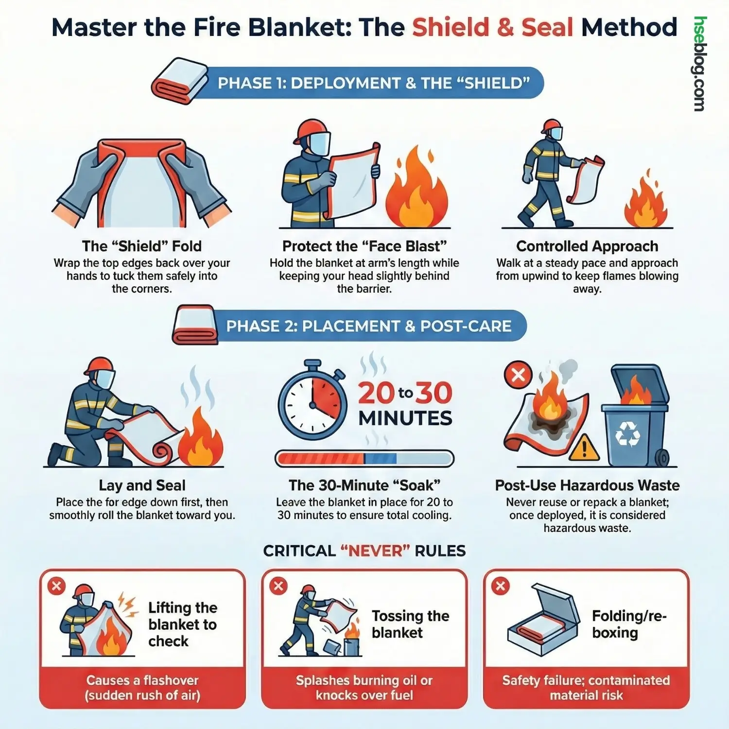 How to Use a Fire Blanket Effectively