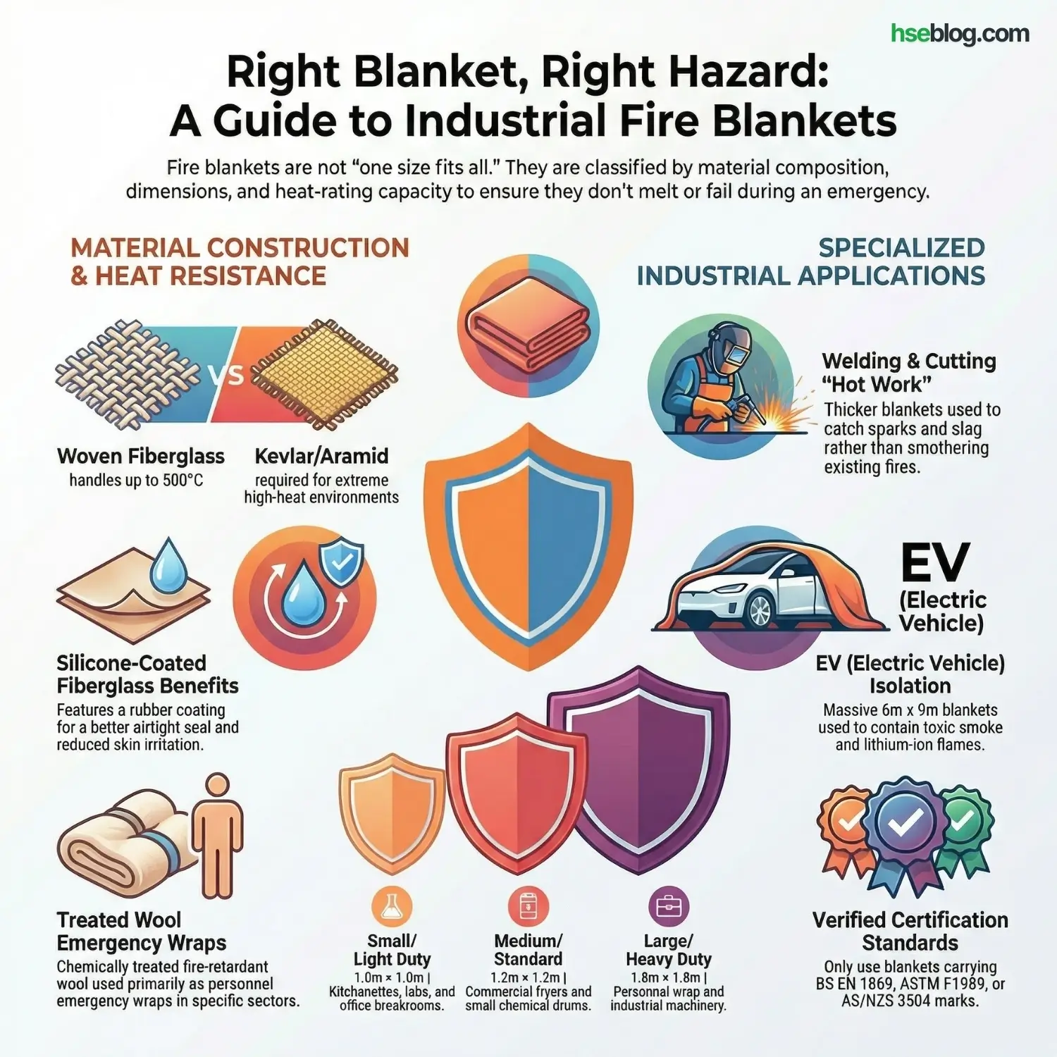 Types of Fire Blankets