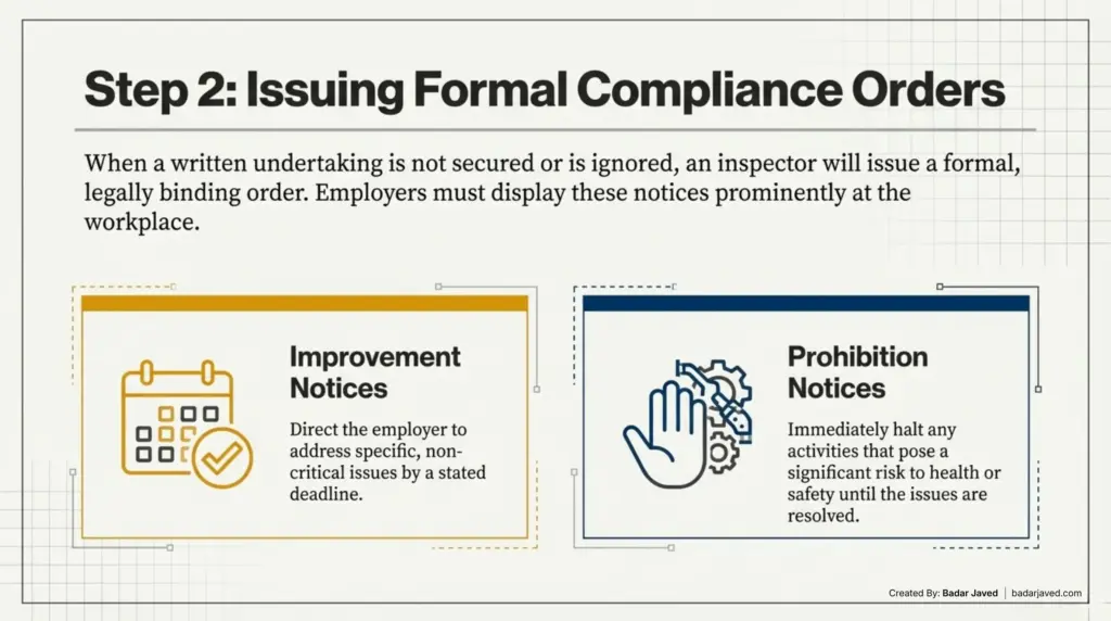 Labour Inspection Roles, Processes, and Enforcement Options