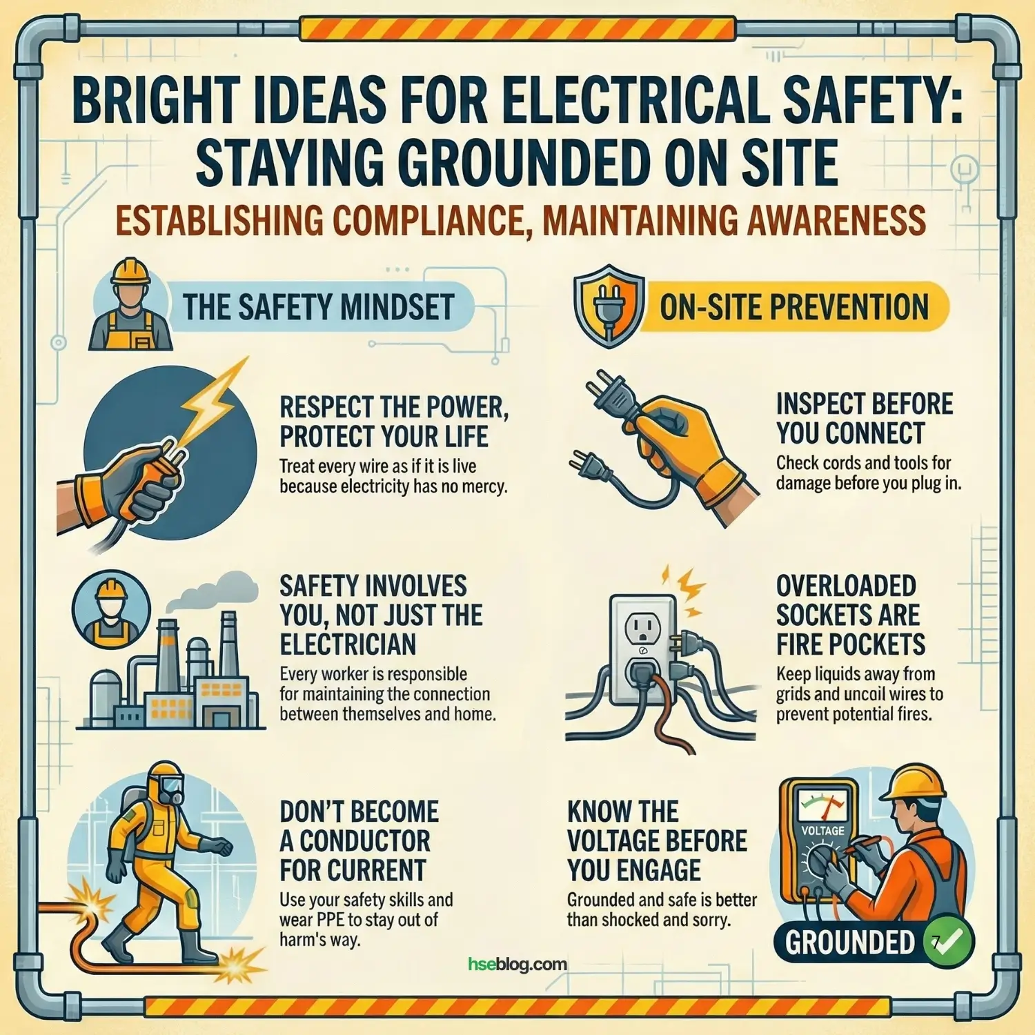 20 General Electrical Safety Slogans
