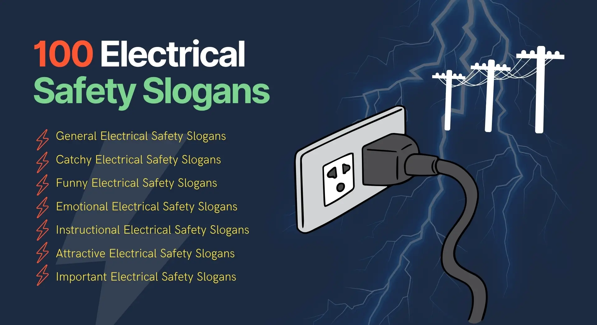 Electrical Safety Slogans