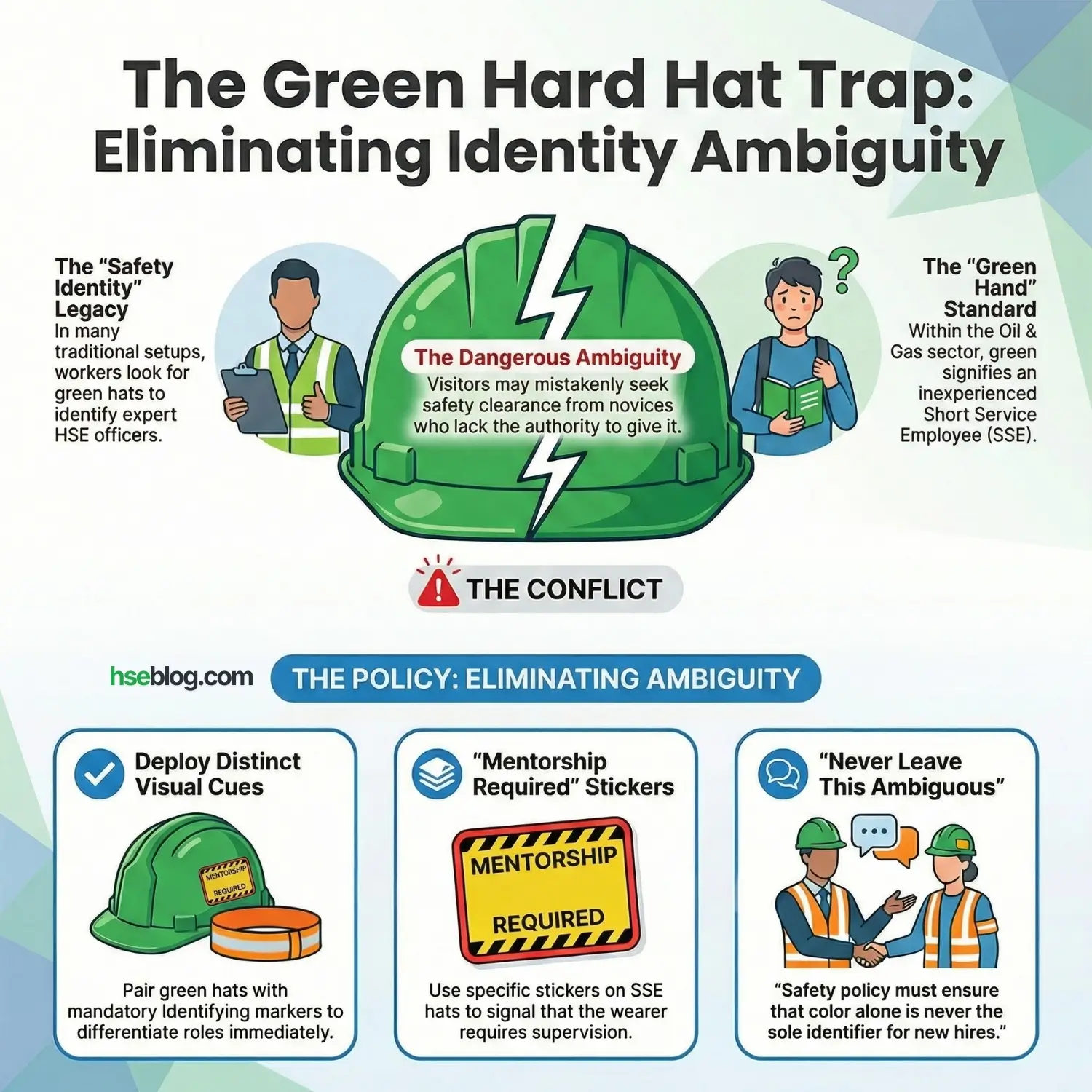 Green Hard Hats Meaning