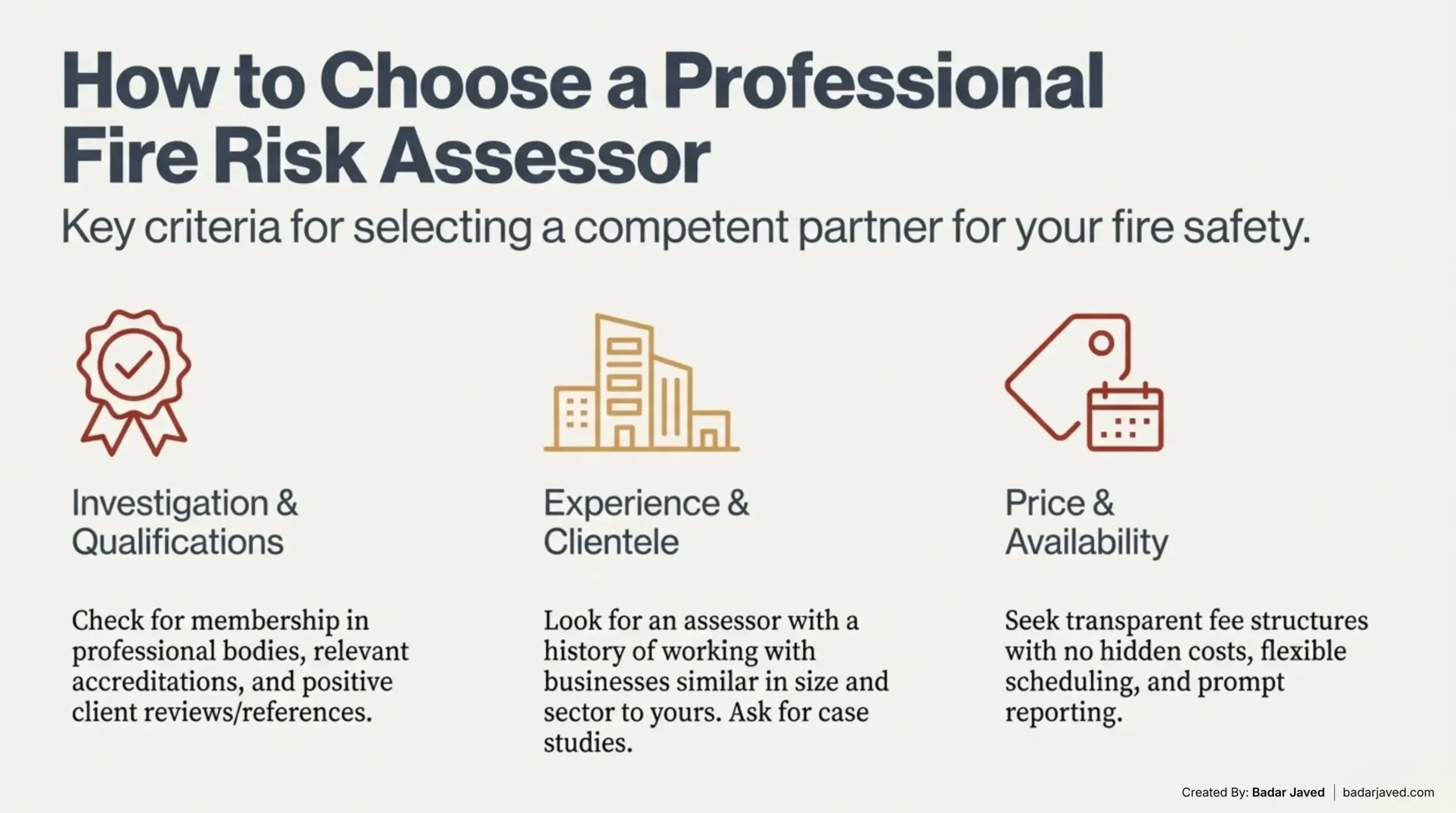 How to Choose a Professional Fire Risk Assessor