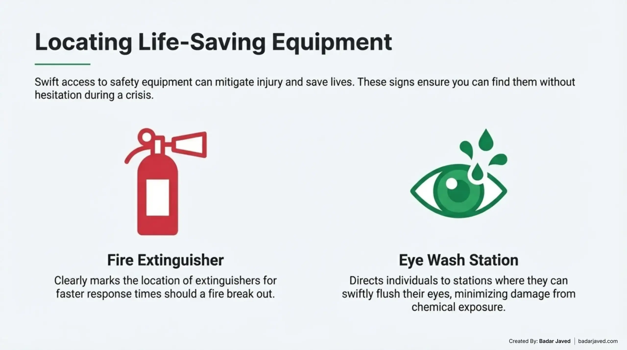 Locating Life Saving Equipment