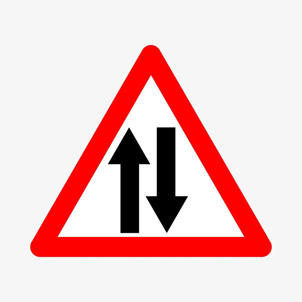 Two Way Traffic Sign