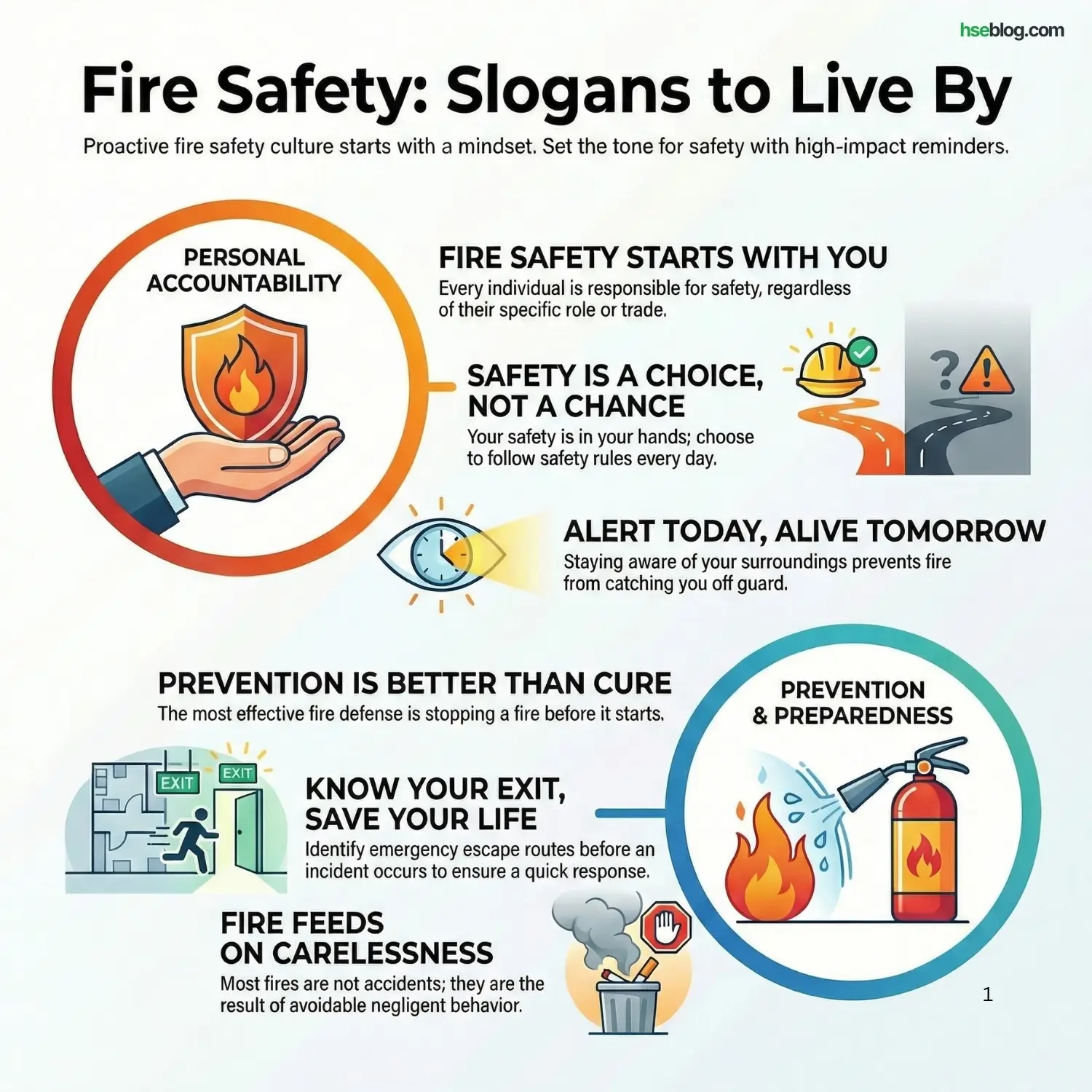 20 General Fire Safety Slogans