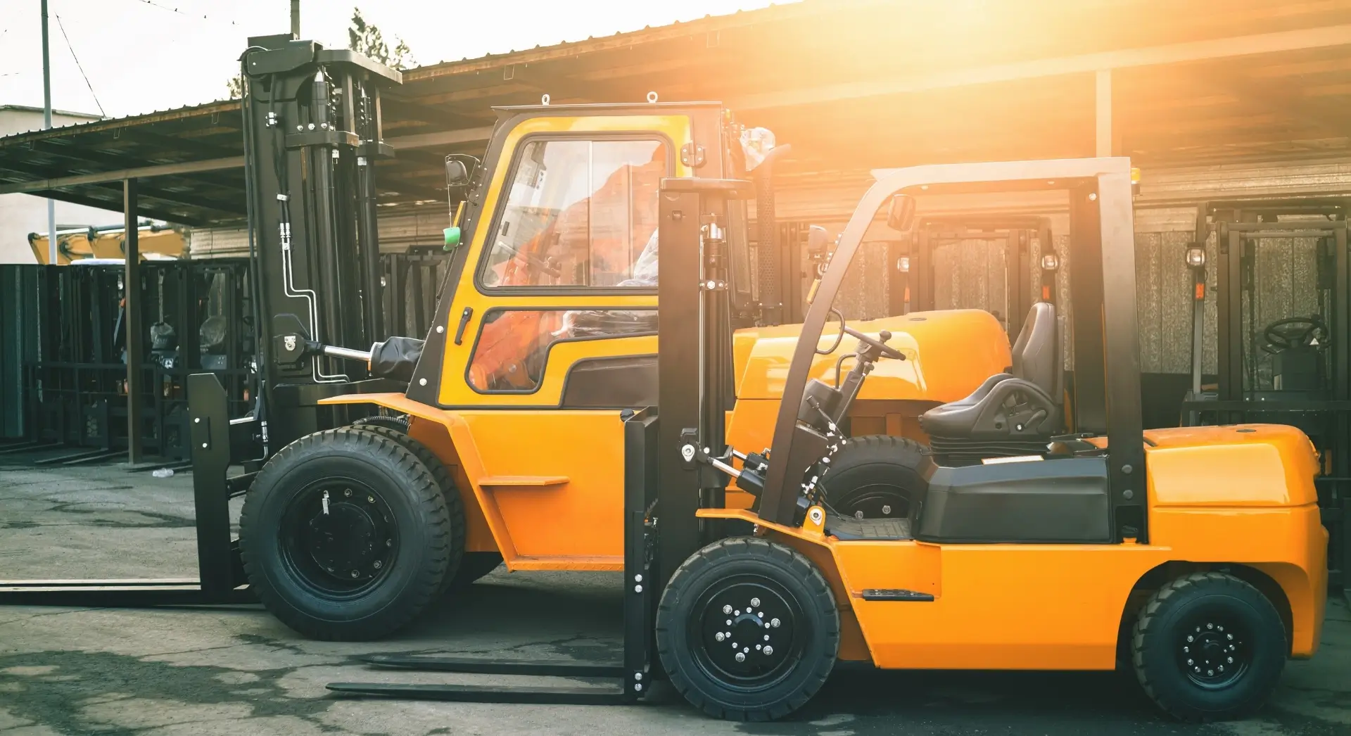 Heavy-Duty High-Capacity Forklift