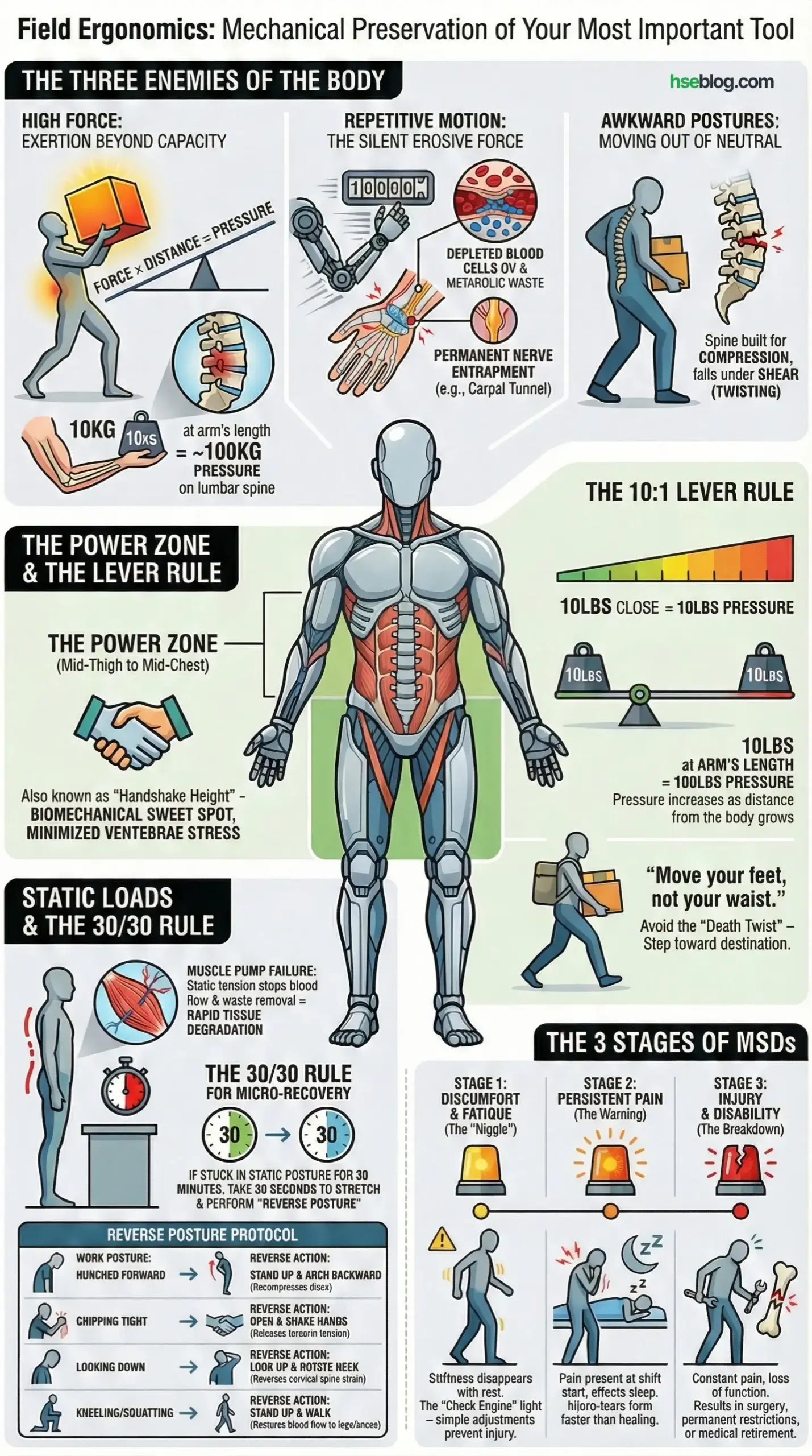 Ergonomics Toolbox Talk Preventing MSDs & Back Injuries