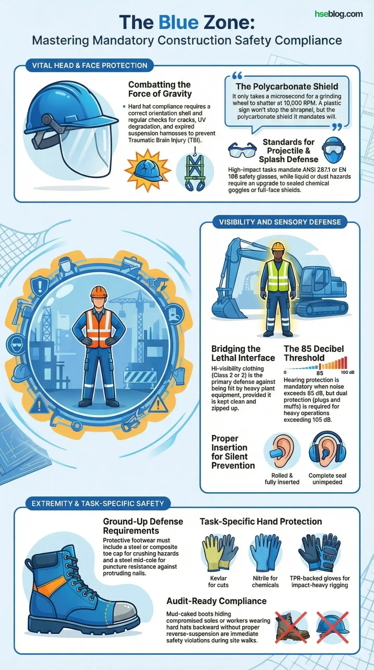 Mandatory Action Signs (The Blue Zone)