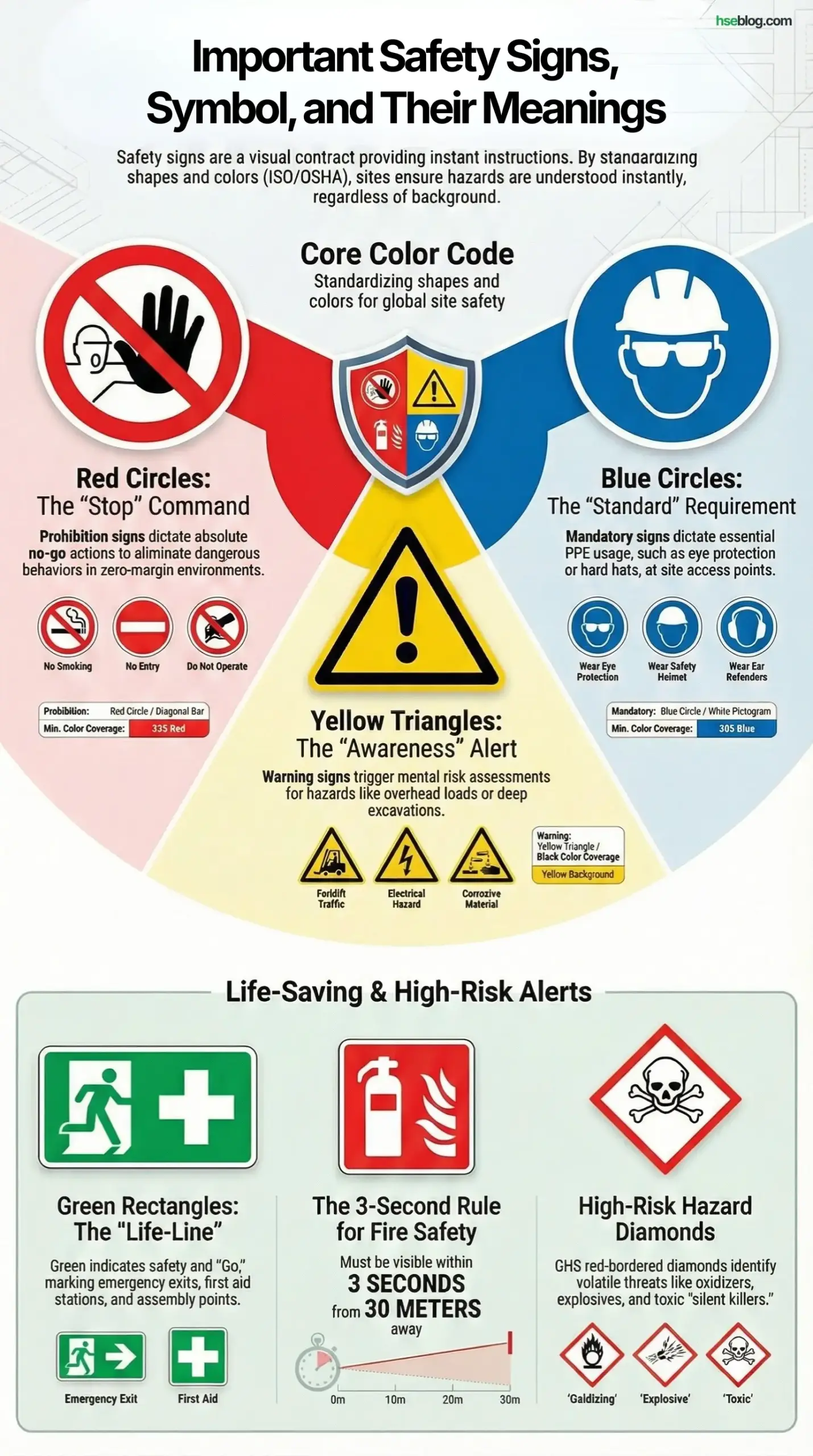 Safety Signs, Symbol, and Their Meanings
