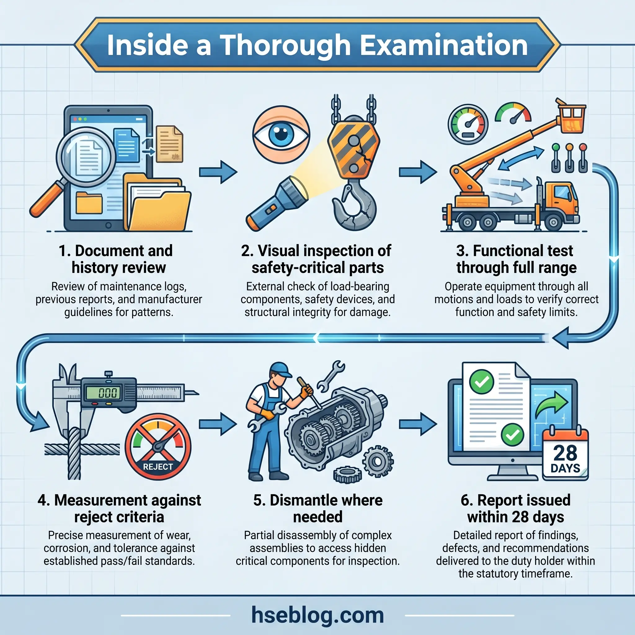 Thorough Examination of Lifting Equipment: LOLER Guide