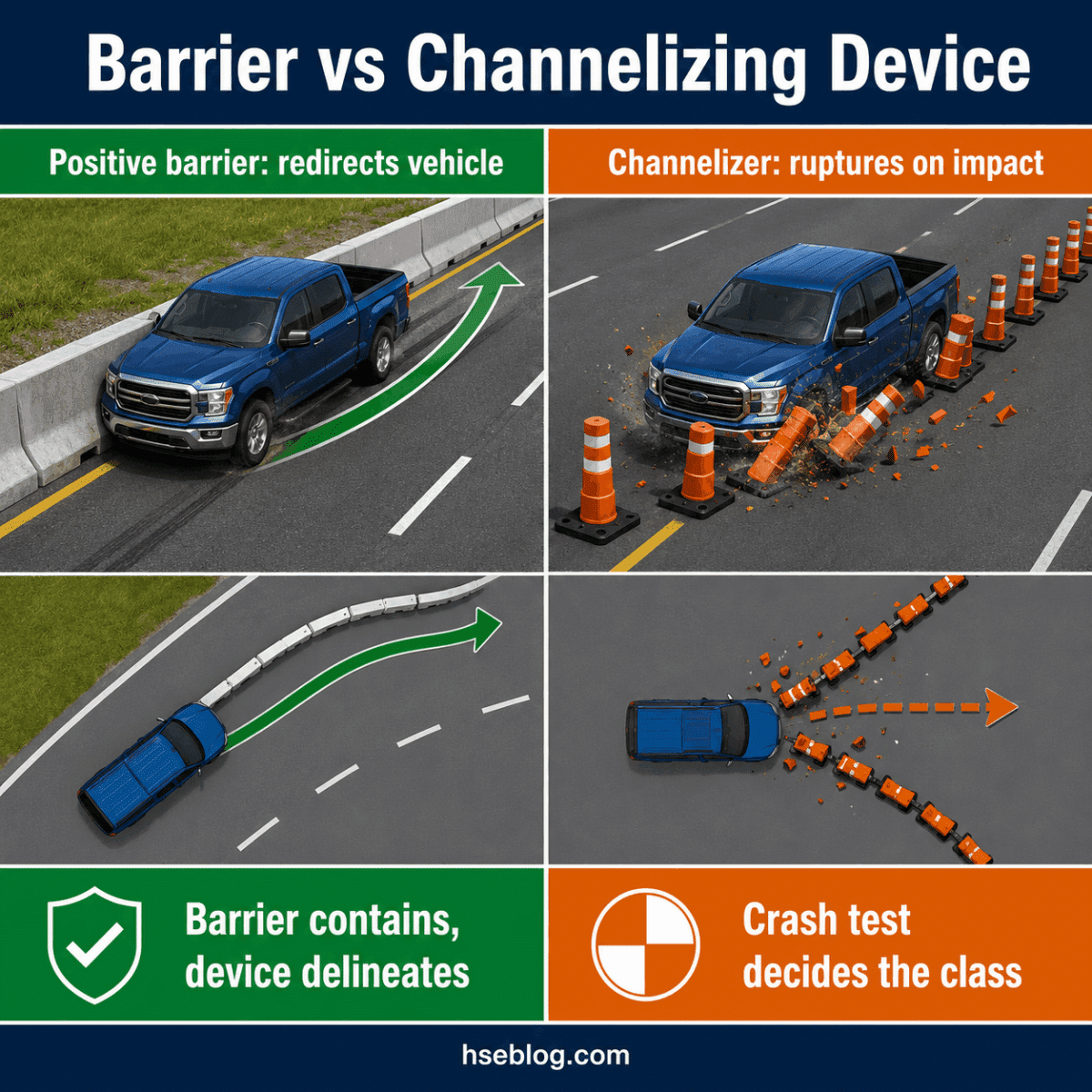 Concrete vs Plastic Jersey Barriers: Which Is Safer?