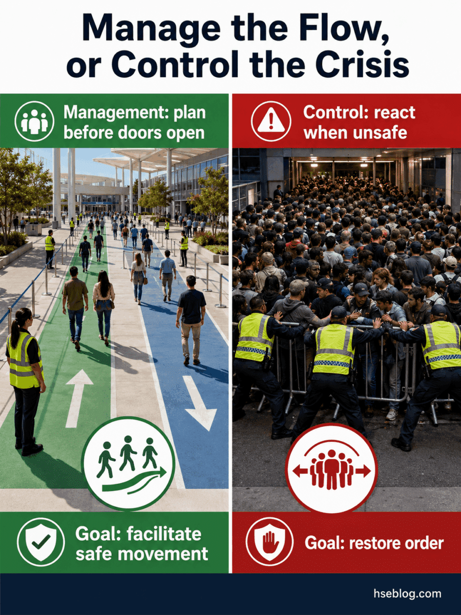 Crowd Management Hazards & Control Measures Explained