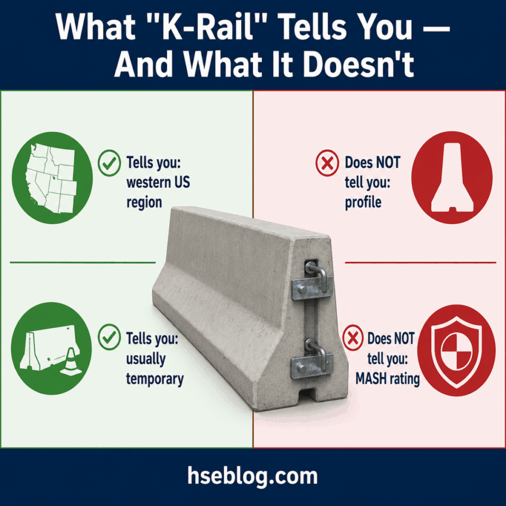Jersey Barrier vs K-Rail vs F-Shape: Key Differences