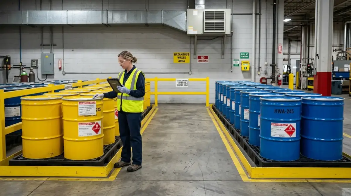 Hazardous Waste Storage Time Limits and Containment