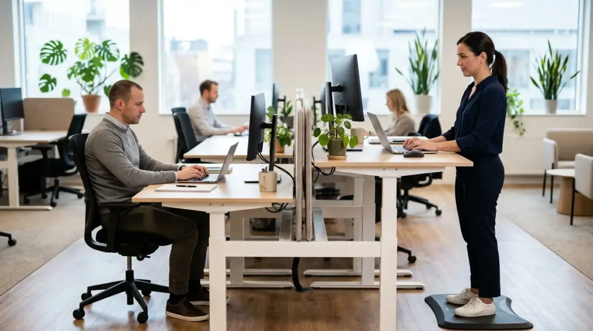 Standing vs Sitting at Work Health Risks of Each
