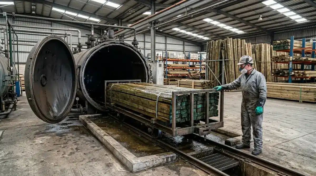 Wood Preservative Chemical Safety Hazards and Controls
